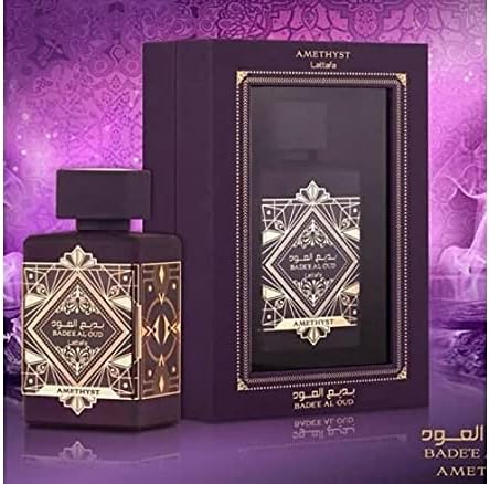 Lattafa Bade’e Al Oud for Glory Amethyst Eau De Parfum – Unisex Fragrance | 100ml Long-Lasting Arabic Perfume
