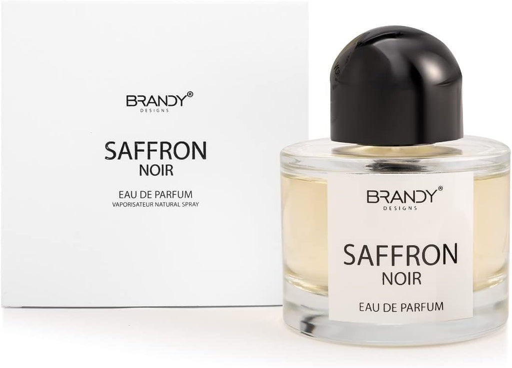 Brandy Designs Saffron Noir Eau de Parfum 100ml – Unisex Luxury Oriental Saffron Perfume