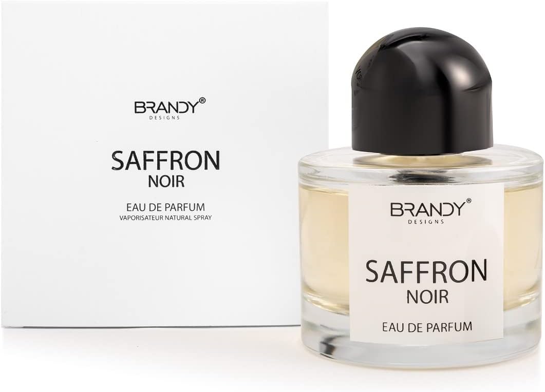 Brandy Designs Saffron Noir Eau de Parfum 100ml – Unisex Luxury Oriental Saffron Perfume