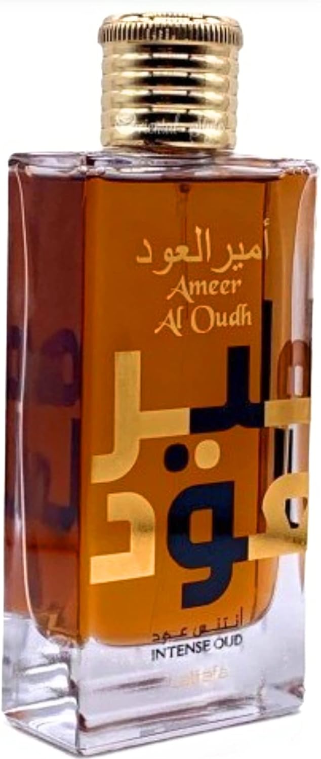Lattafa Ameer Al Oudh Intense Oud Eau De Parfum for Men – 100ml | Powerful Long-Lasting Arabic Fragrance