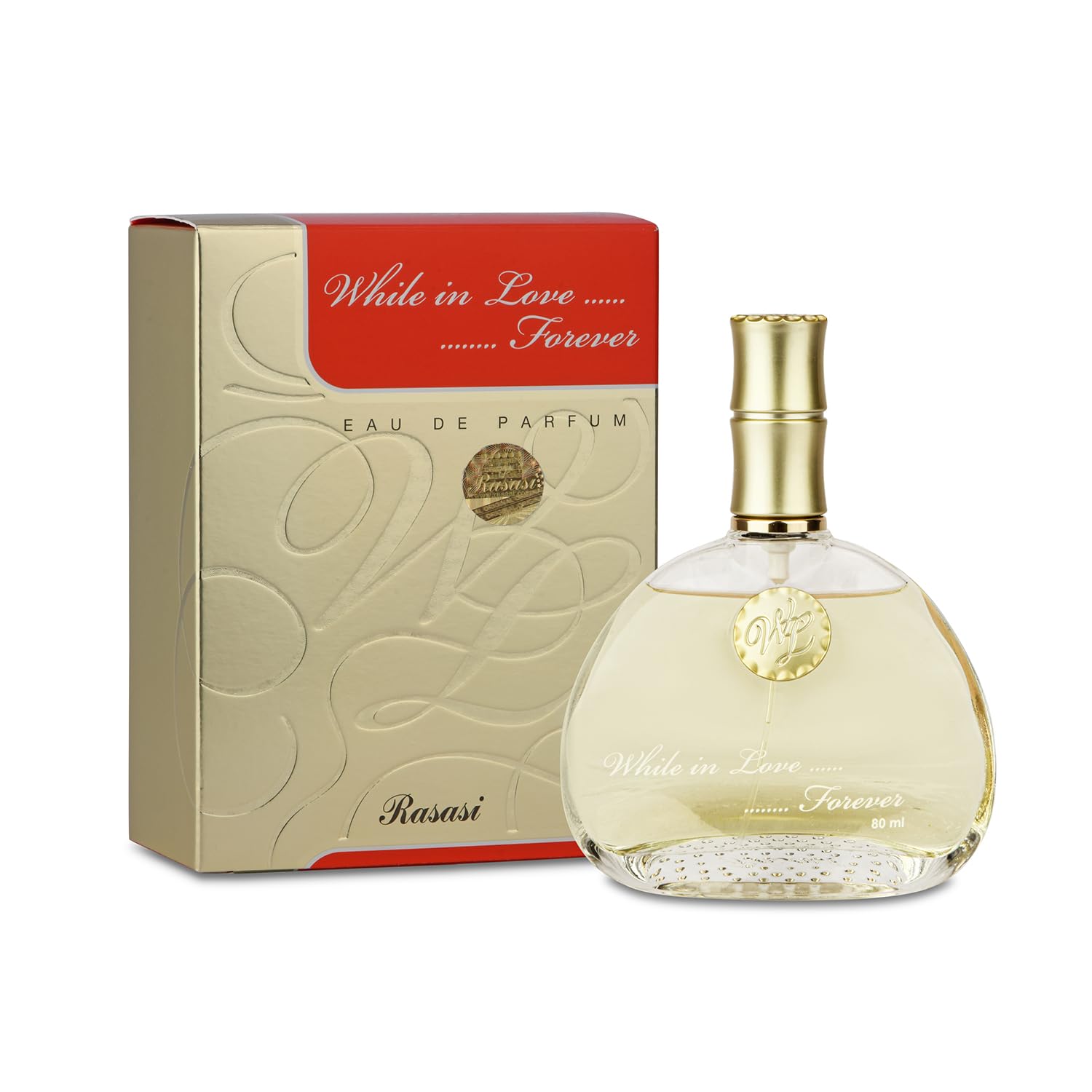 Rasasi While In Love Forever Eau de Parfum 80ml – Long Lasting Floral Fruity Perfume for Women