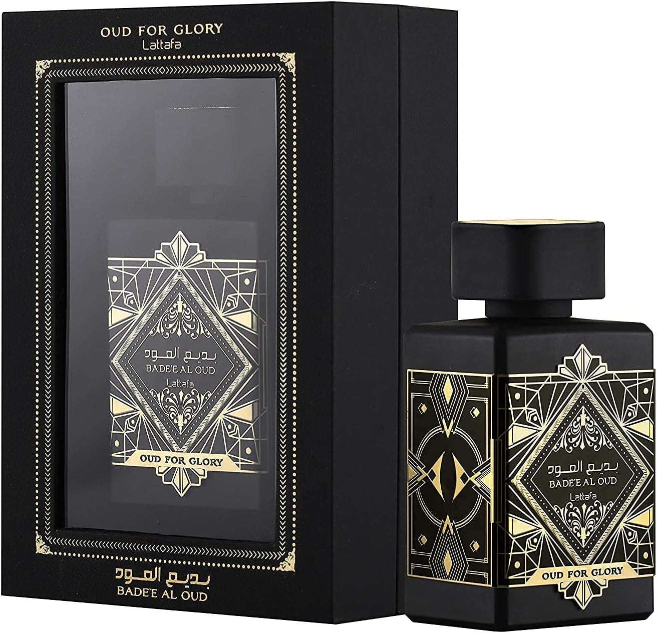 Lattafa Bade’e Al Oud Honor & Glory Eau de Parfum 100ml – Unisex Oriental Woody Perfume for Men & Women