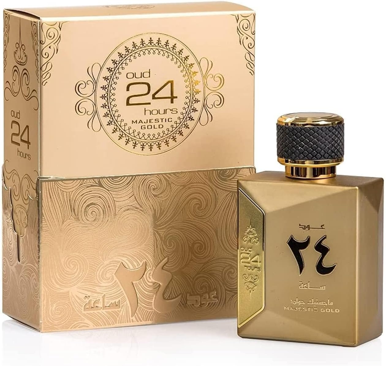 Ard Al Zaafaran Oud 24 Hours Majestic Gold Eau de Parfum 100ml – Long Lasting Oriental Perfume for Men & Women