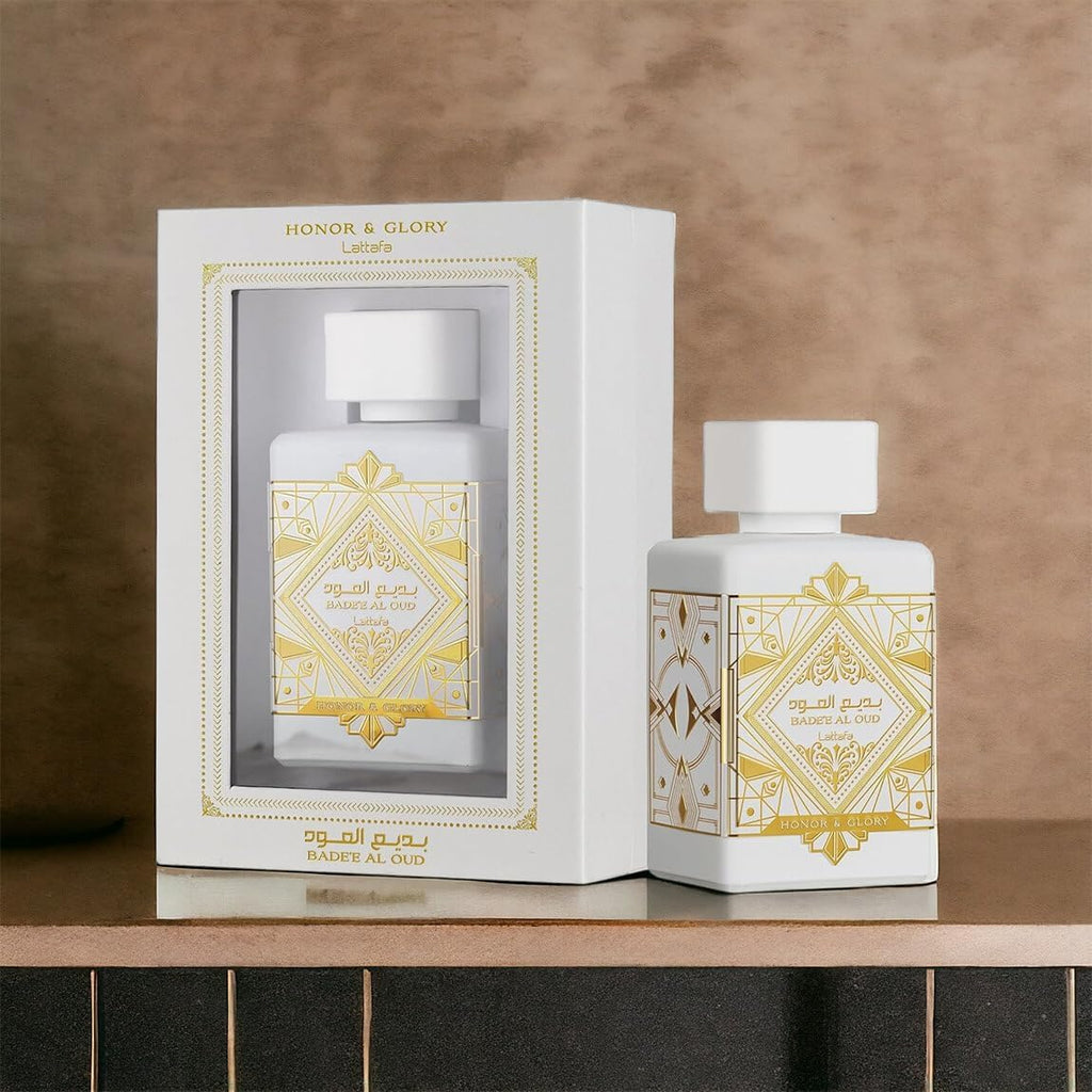 Lattafa Bade’e Al Oud Honor & Glory Eau de Parfum 100ml – Unisex Oriental Woody Perfume for Men & Women