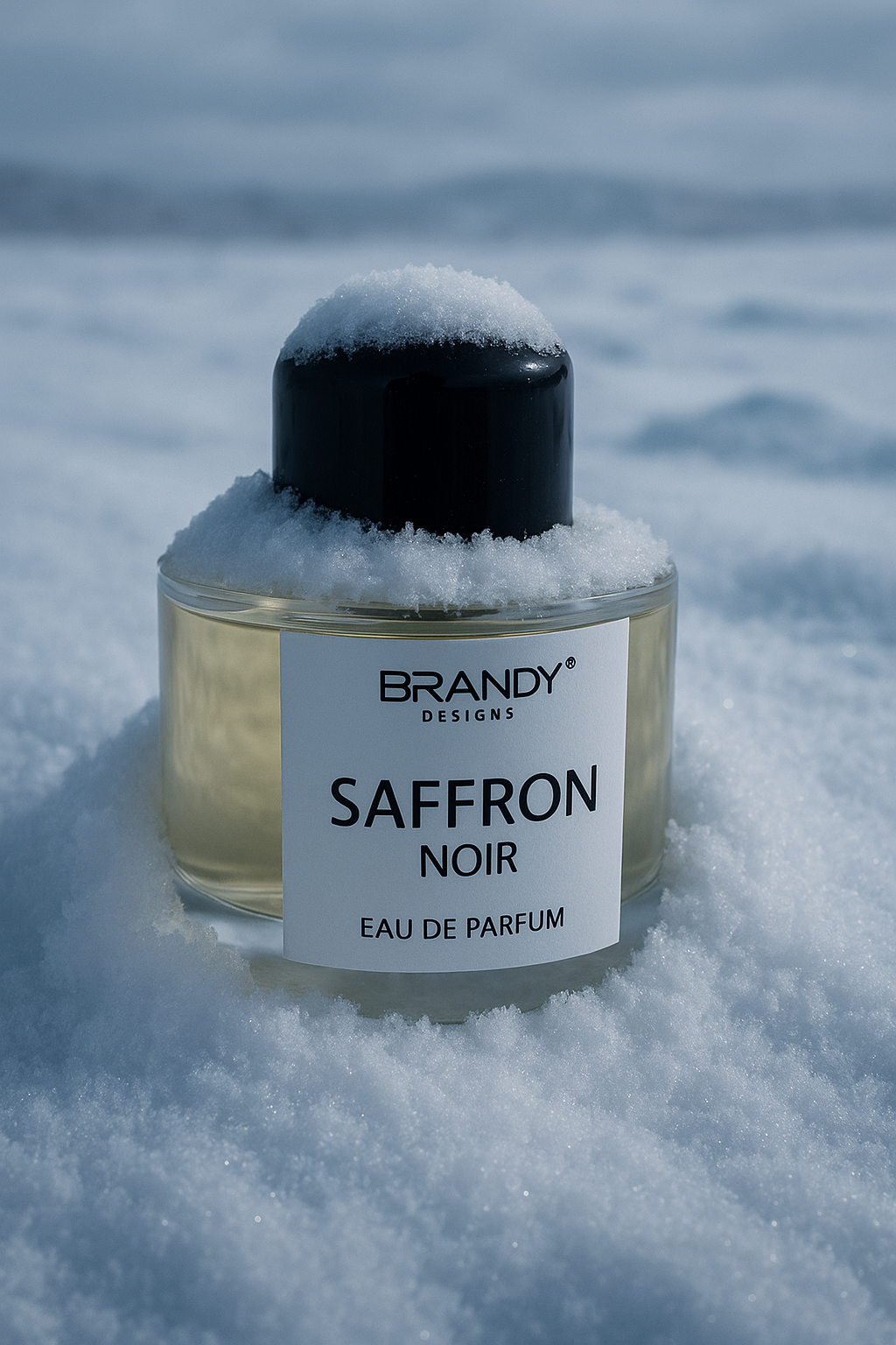 Brandy Designs Saffron Noir Eau de Parfum 100ml – Unisex Luxury Oriental Saffron Perfume