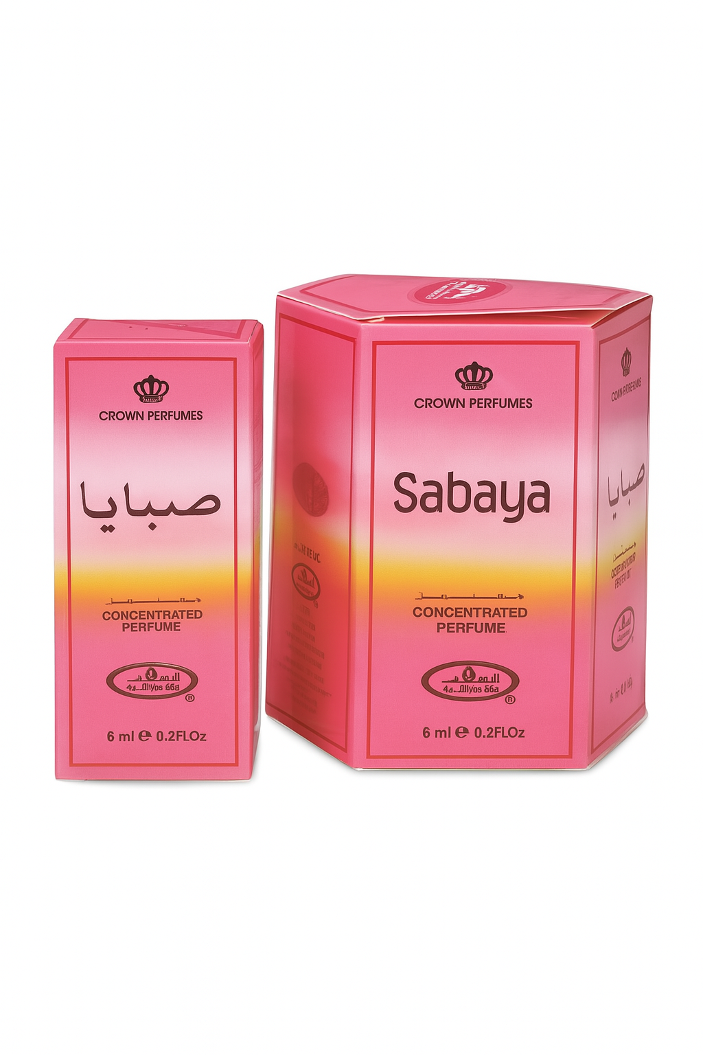 Al Rehab Sabaya Concentrated Perfume Roll-On 6ml x 6 Pcs – Long Lasting Alcohol-Free Attar for Men & Women