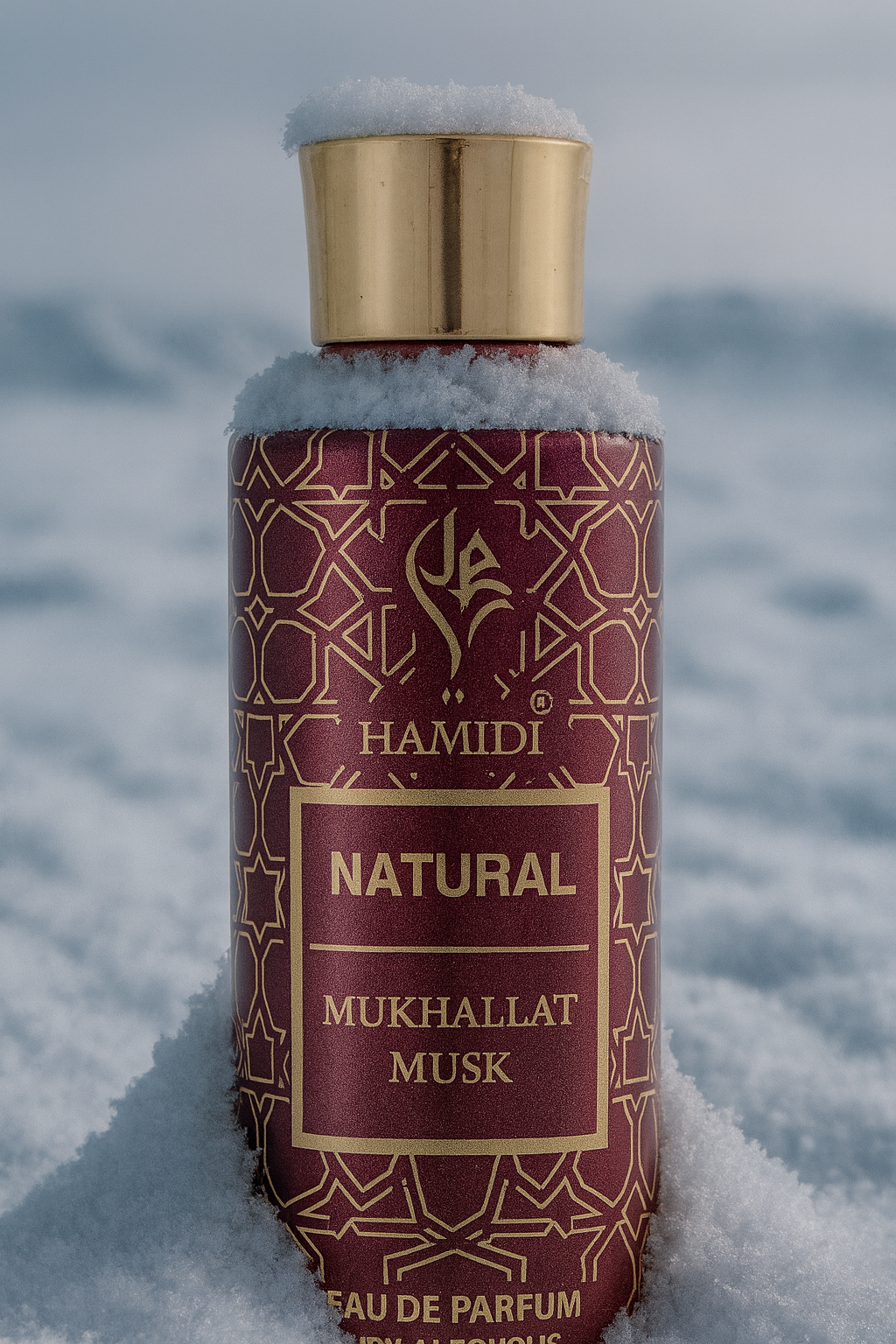Hamidi Mukhallat Musk Water Perfume 100ml – Alcohol-Free Unisex Fragrance with Long Lasting Musk Aroma