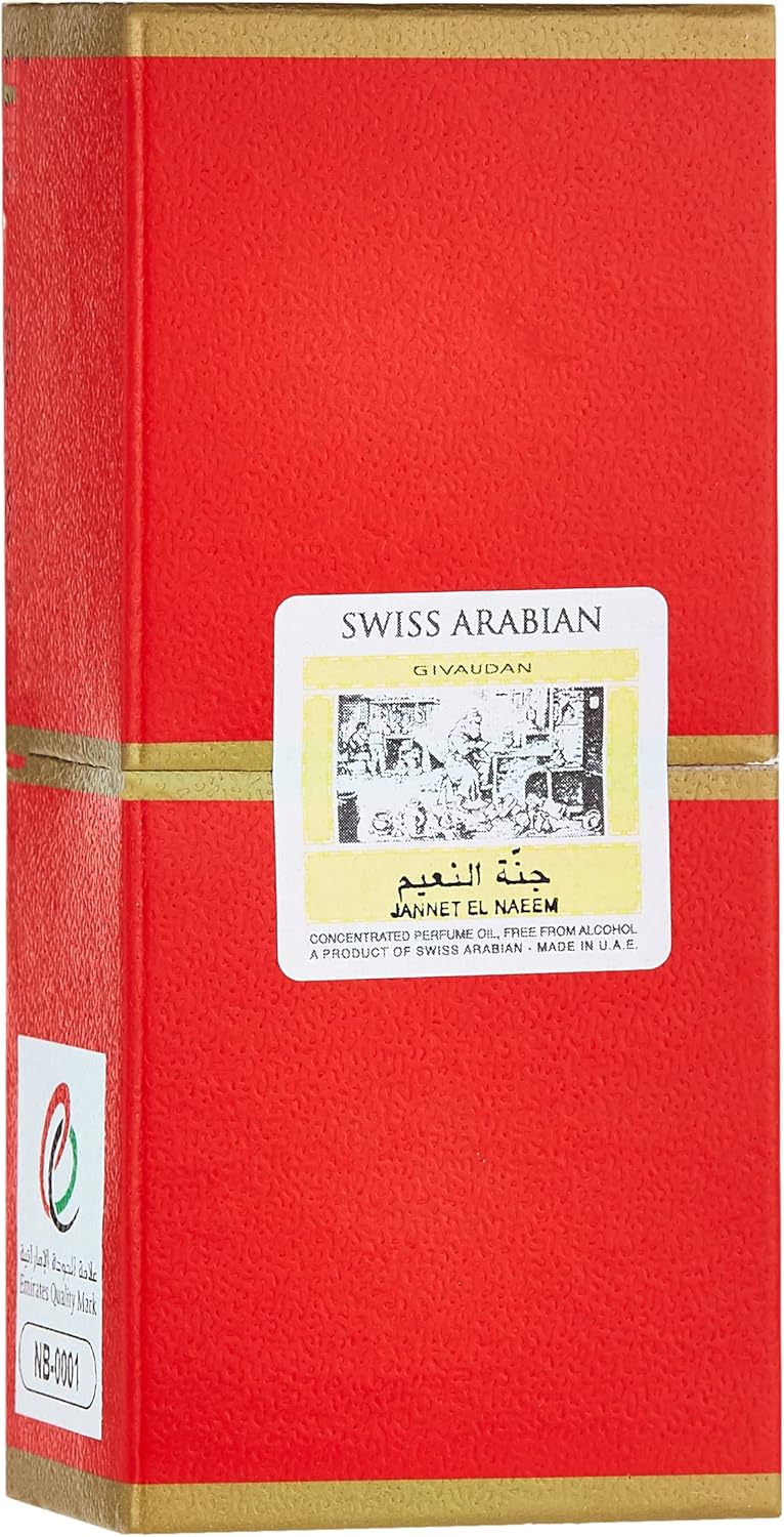 Swiss Arabian Jannat Al Firdous – Concentrated Perfume Oil (9ml) | Long-Lasting Alcohol-Free Attar