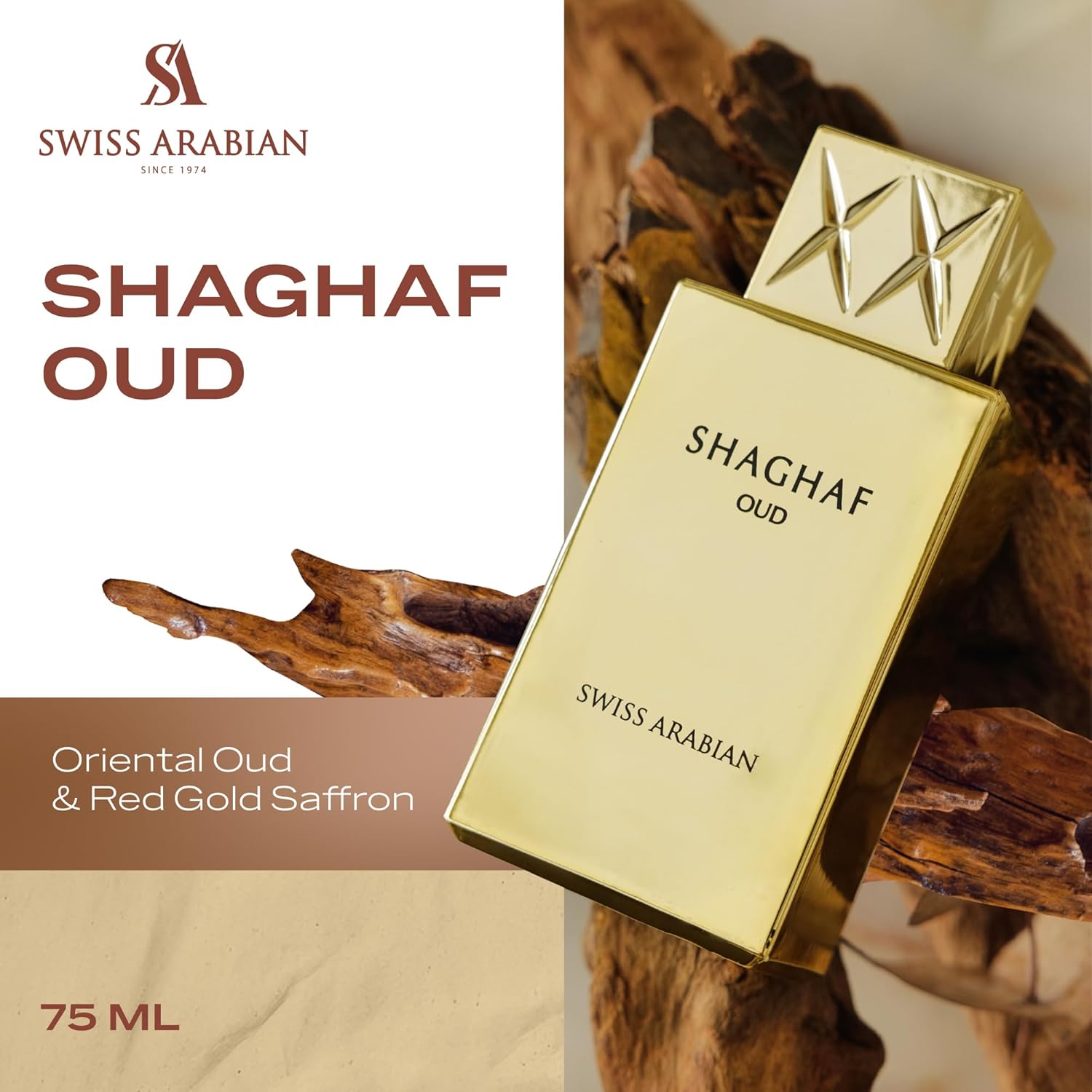 Shaghaf Oud Eau De Parfum 75 ml – Swiss Arabian | Luxury Arabic Oud Perfume