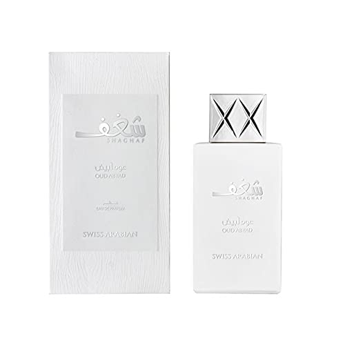 Shaghaf Oud Abyad EDP 75ml – Long-Lasting Unisex Perfume by Swiss Arabian