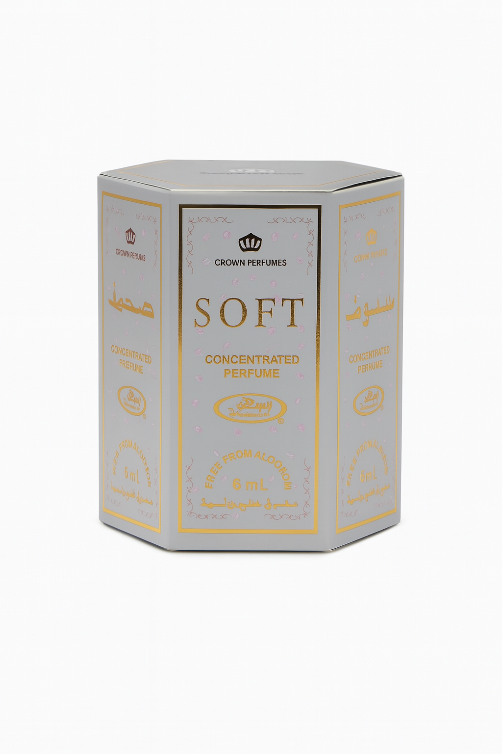 Al Rehab Soft Concentrated Perfume Roll-On 6ml x 6 Pcs – Long Lasting Alcohol-Free Attar for Men & Women